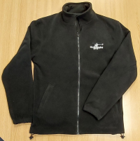 Fleece - Black Heliflight logo long sleeve 