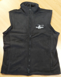 Gilet - black Heliflight logo 