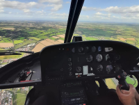Pleasure flight in an single Squirrel helicopter (AS350)